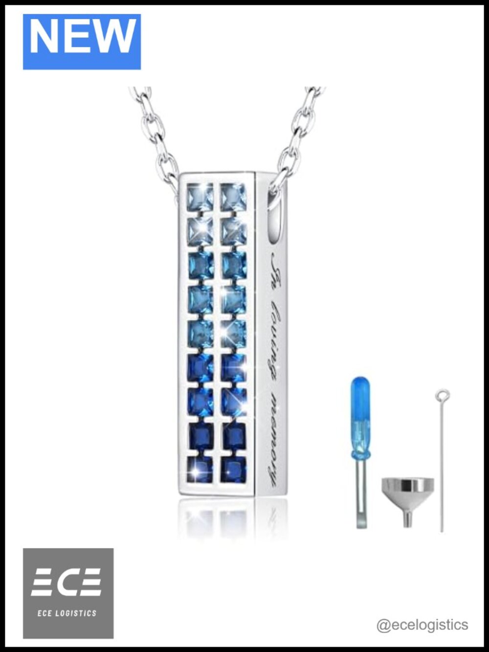 925 Sterling Silver Urn Necklace for Ashes Cremation Jewelry Memorial Pendant